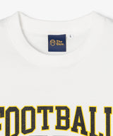 FOOTBALL CLUBロゴ　Tシャツ WHITE