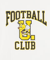FOOTBALL CLUBロゴ　Tシャツ WHITE