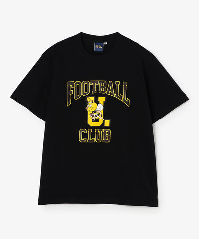 FOOTBALL CLUBロゴ　Tシャツ BLACK