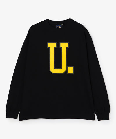 FOOTBALL Uロゴ　ロンT　BLACK