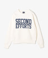 SECOND EFFORTS　スウェット WHITE