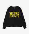 SECOND EFFORTS　スウェット BLACK