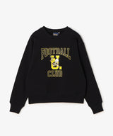 FOOTBALL CLUBロゴスウェット BLACK