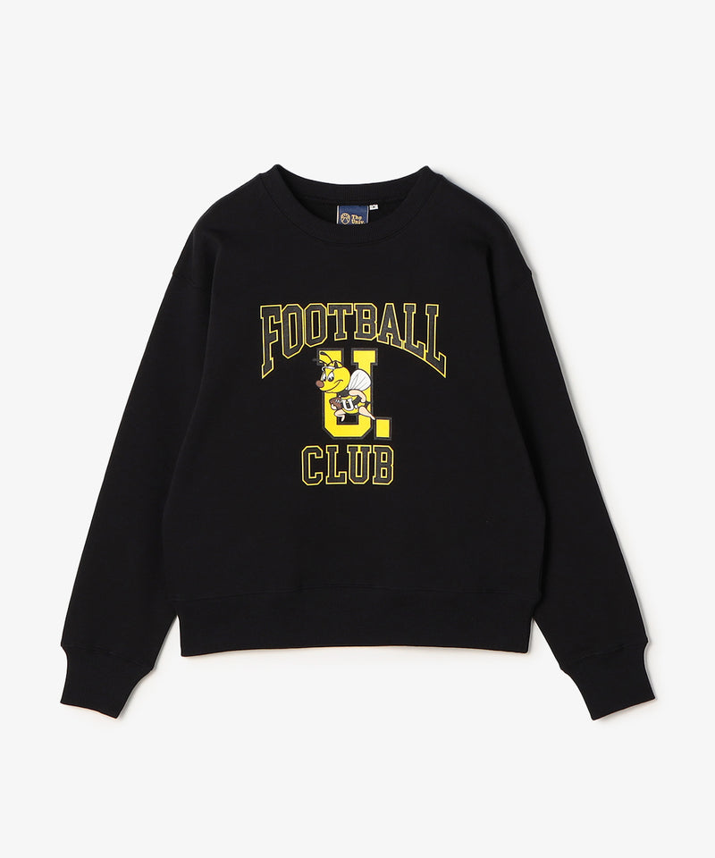 FOOTBALL CLUBロゴスウェット BLACK