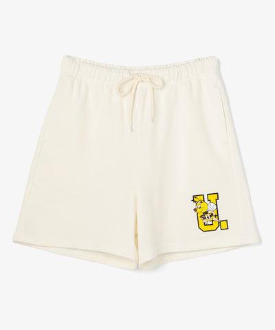 BEE Uロゴハーフパンツ WHITE