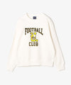 FOOTBALL CLUBロゴスウェット WHITE