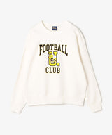 FOOTBALL CLUBロゴスウェット WHITE