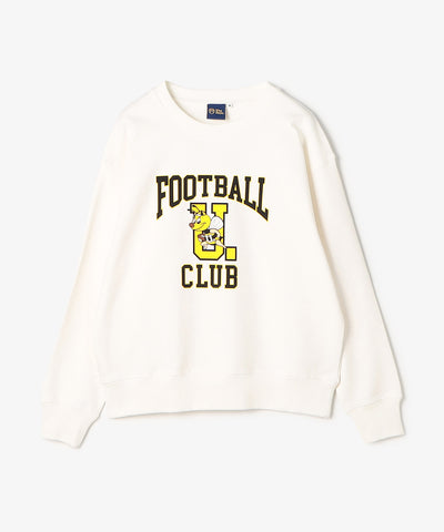 FOOTBALL CLUBロゴスウェット WHITE