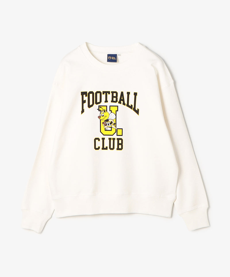 FOOTBALL CLUBロゴスウェット WHITE
