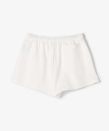 The University. カレッジロゴ スウェットショートパンツ WHITE
