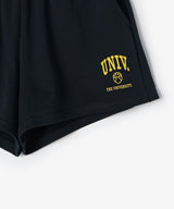The University. カレッジロゴ スウェットショートパンツ NAVY