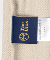 The University. カレッジロゴ スウェットショートパンツ BEIGE