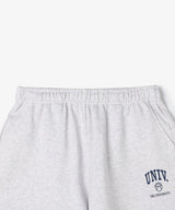 The University. カレッジロゴ スウェットショートパンツ GRAY