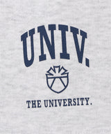 The University. カレッジロゴ スウェットショートパンツ GRAY