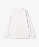Uロゴふちあり　ロンT　WHITE