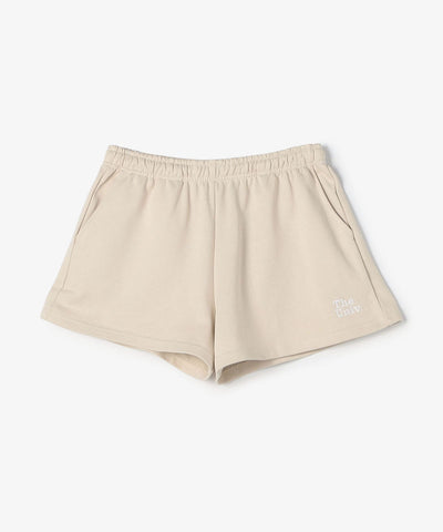 The Univ. エンブロイダリー スウェットショートパンツ BEIGE