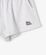 The Univ. エンブロイダリー スウェットショートパンツ GRAY