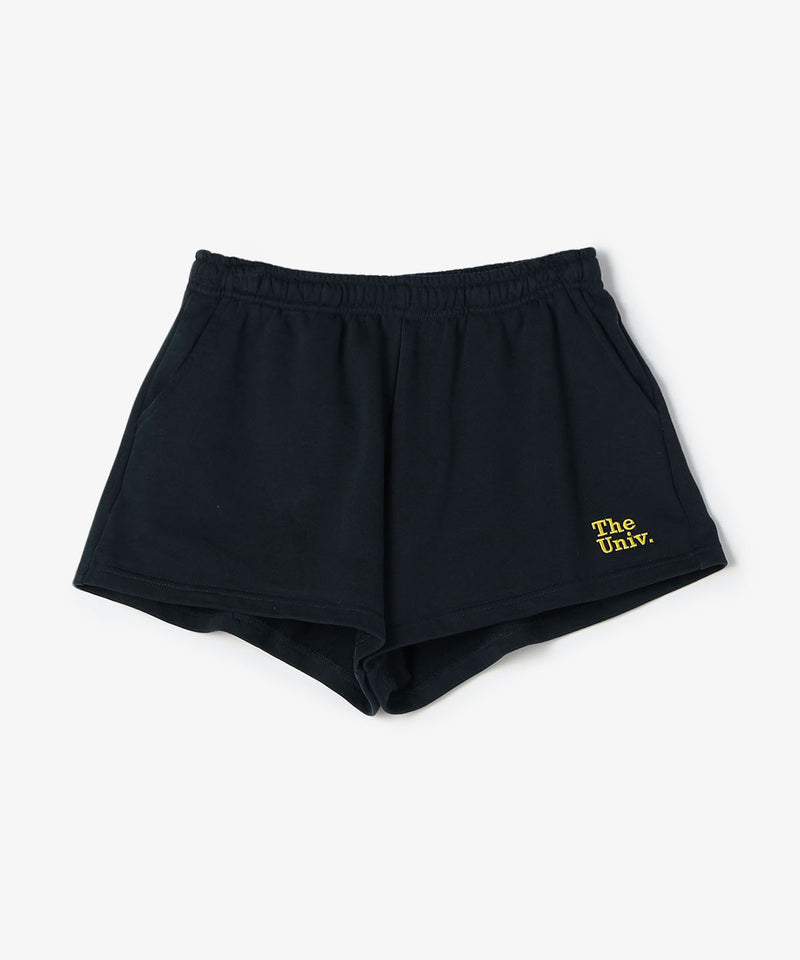 The Univ. エンブロイダリー スウェットショートパンツ NAVY