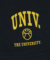The University. カレッジロゴ スウェットハーフパンツ NAVY