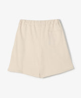 The University. カレッジロゴ スウェットハーフパンツ BEIGE
