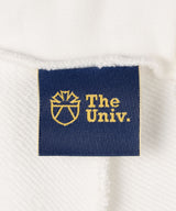 The Univ. エンブロイダリー スウェットハーフパンツ WHITE