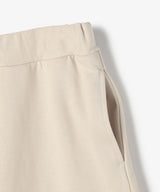 The Univ. エンブロイダリー スウェットハーフパンツ BEIGE