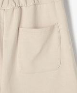 The Univ. エンブロイダリー スウェットハーフパンツ BEIGE