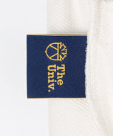 The University. カレッジロゴ スウェットロングパンツ WHITE