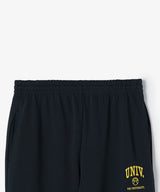 The University. カレッジロゴ スウェットロングパンツ NAVY