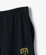 The University. カレッジロゴ スウェットロングパンツ NAVY