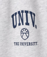 The University. カレッジロゴ スウェットロングパンツ GRAY