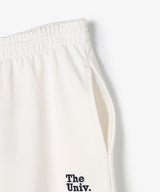 The Univ. エンブロイダリー スウェットロングパンツ WHITE