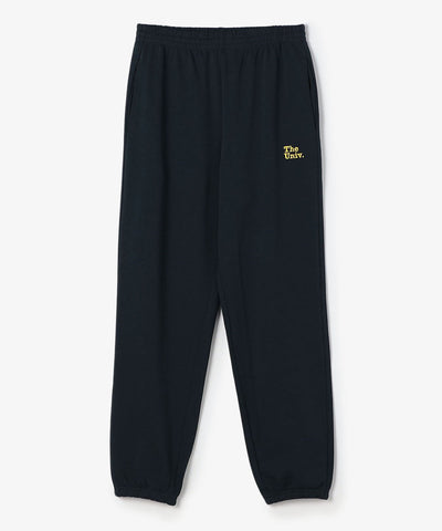 The Univ. エンブロイダリー スウェットロングパンツ NAVY