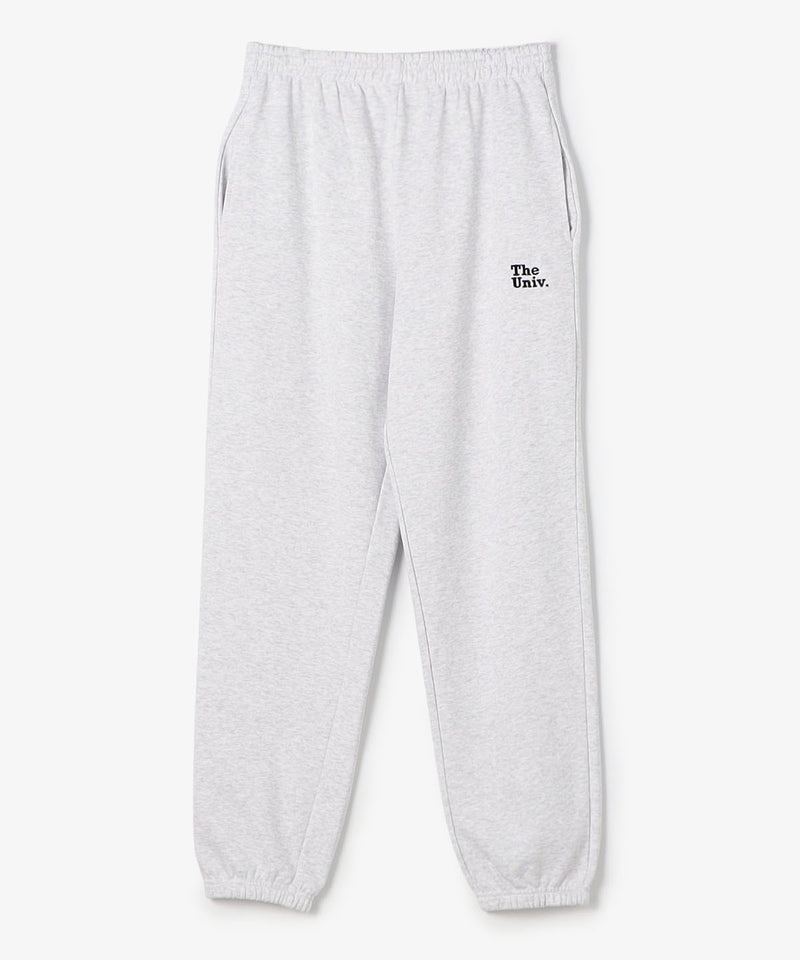 The Univ. エンブロイダリー スウェットロングパンツ GRAY
