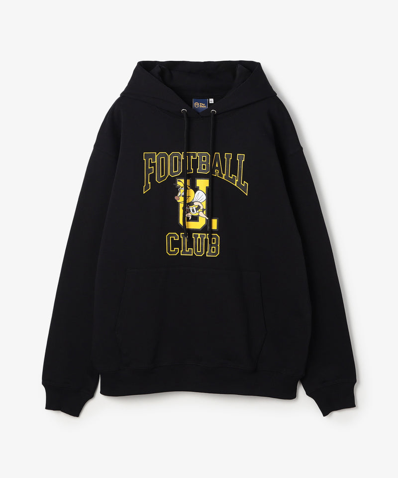 FOOTBALL CLUBロゴパーカー BLACK