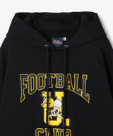 FOOTBALL CLUBロゴパーカー BLACK
