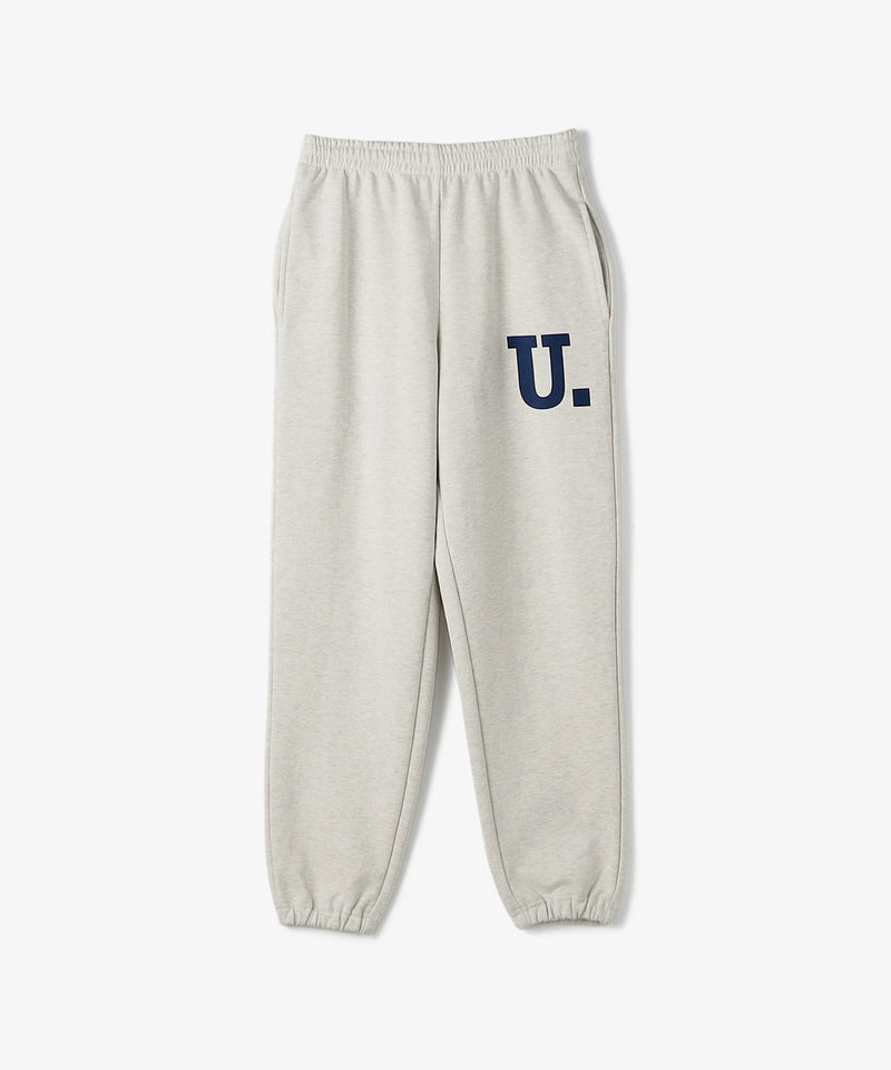 Uロゴプリントロングパンツ GRAY