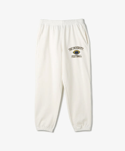ボールロゴロングパンツ WHITE