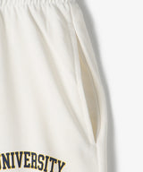 ボールロゴロングパンツ WHITE