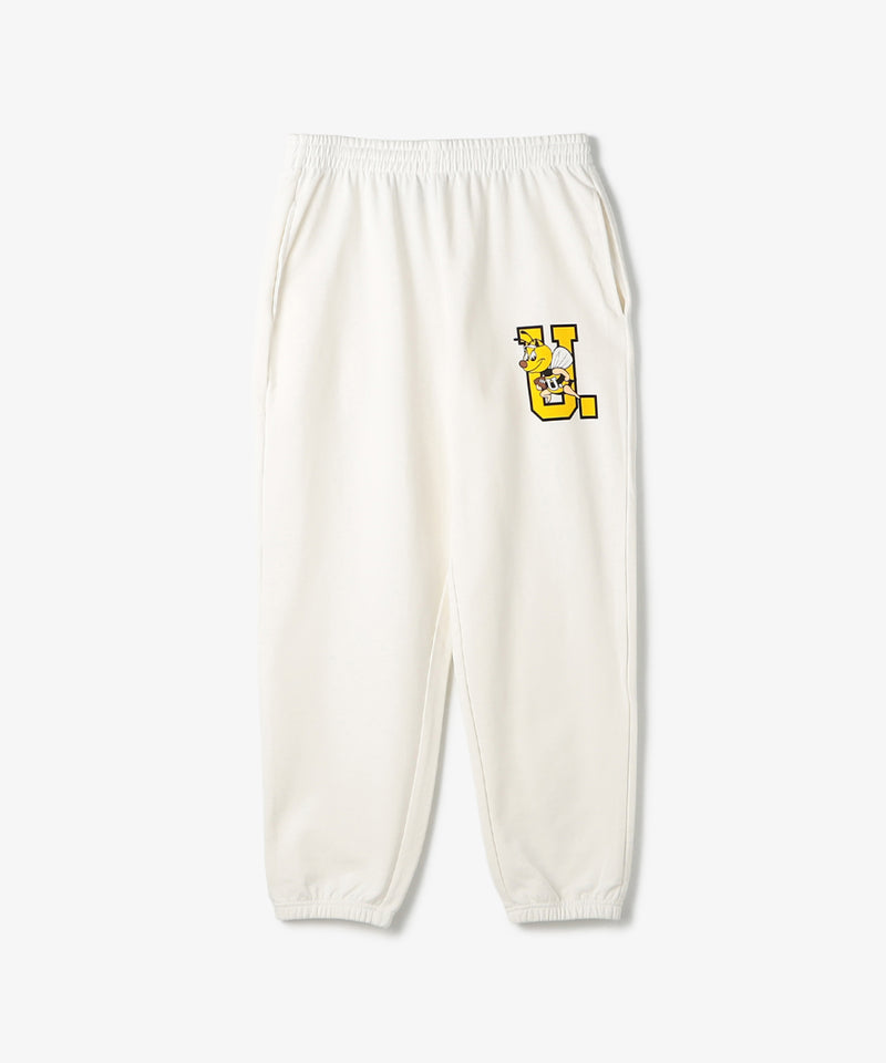 BEE Uロゴロングパンツ WHITE