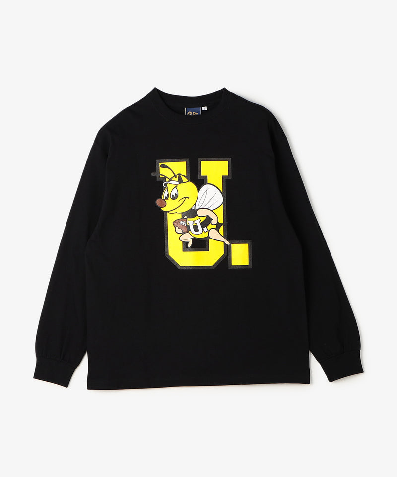 BEE Uロゴ　ロンT　BLACK