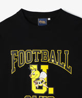 FOOTBALL CLUBロゴ　ロンT　BLACK