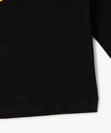 FOOTBALL CLUBロゴ　ロンT　BLACK