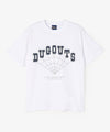 DUGOUTS CLUB BIG LOGO TEE WHITE