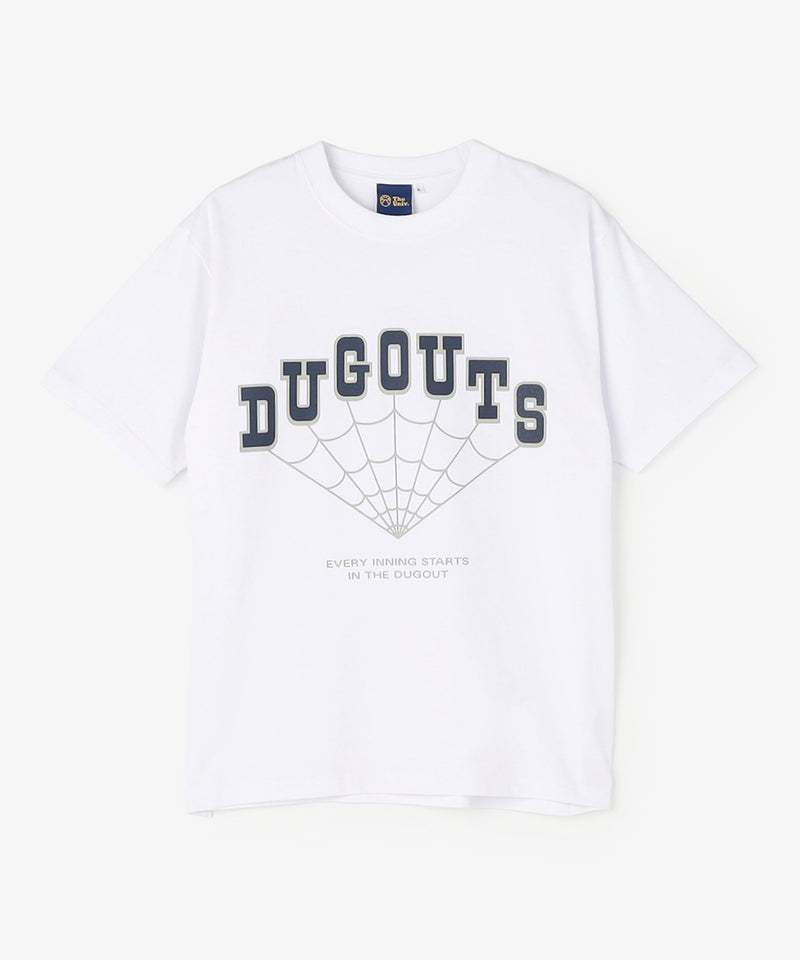 DUGOUTS CLUB BIG LOGO TEE WHITE