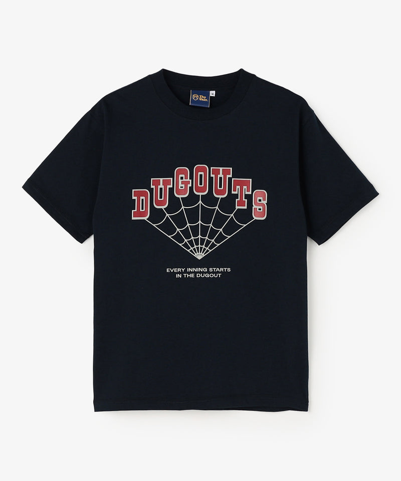 DUGOUTS CLUB BIG LOGO TEE NAVY