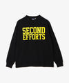 SECOND EFFORTS　ロンT　BLACK