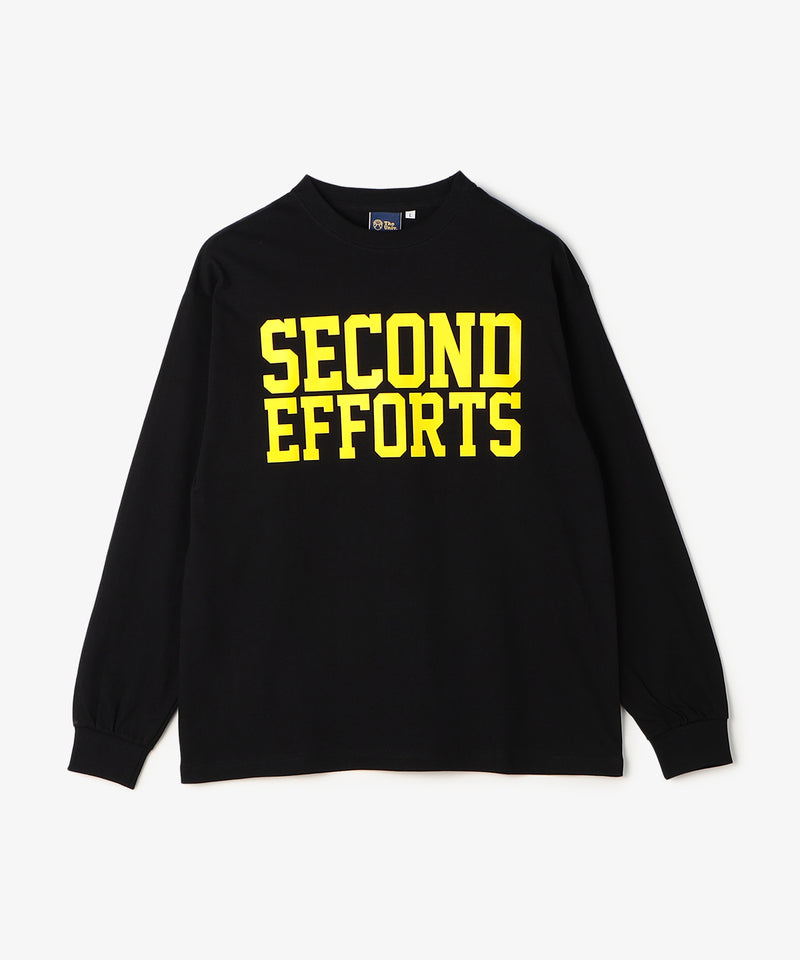SECOND EFFORTS　ロンT　BLACK