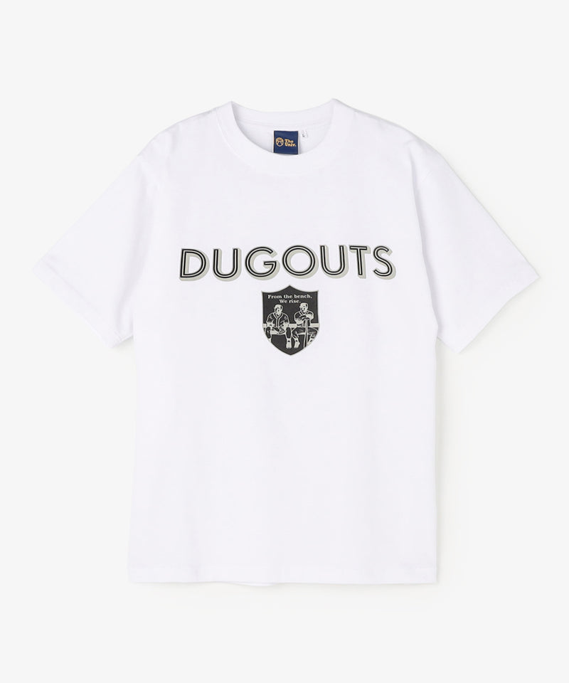 DUGOUTS TEAM BIG EMBLEM TEE WHITE