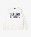SECOND EFFORTS　ロンT　WHITE